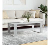 vidaXL Table basse gris béton 102x50x35 cm bois d'ingénierie 823362