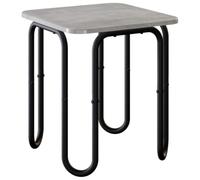 vidaXL Table Basse Gris béton 40 x 40 x 45 cm Bois d'ingénierie, Table Basse rectangulaire contemporaine, Meuble d’Accent Moderne pour Salon, Cuisine, Salle à Manger, intérieur, extérieur