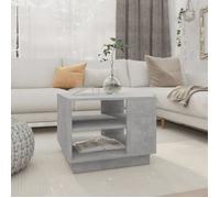vidaXL Table basse Gris béton 55 x 55 x 43 cm Aggloméré
