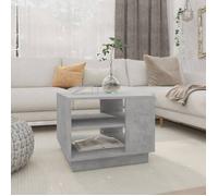 vidaXL Table basse Gris béton 55 x 55 x 43 cm en aggloméré