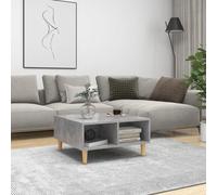 vidaXL Table basse gris béton 60x60x30 cm bois d'ingénierie