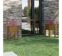 Vidaxl Table Basse Gris Béton 80x50x50 Cm Bois D'ingénierie Marron