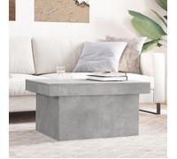 vidaXL Table Basse Gris béton 80x55x40 cm Bois d'ingénierie, Table latérale, Table de Salon, Table d'accent, Bout de canapé, Table Centrale