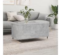 Vidaxl Table Basse Gris Béton 90x44,5x45 Cm Bois D'ingénierie Gris