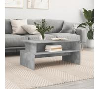 vidaXL Table basse gris béton 90x55x42,5 cm bois d'ingénierie 834281