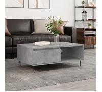 vidaXL Table basse gris béton 90x60x35 cm bois d'ingénierie 827064