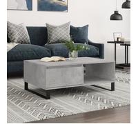 vidaXL Table basse gris béton 90x60x35 cm bois d'ingénierie 827072