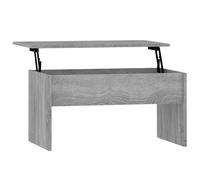 vidaXL Table basse Gris Sonoma 80x50,5x41,5 cm Bois composite