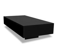 vidaXL Table basse Haute brillance Noir