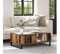 vidaXL Table basse Bois ancien 90 x 60 x 35 cm – Bois d'ingénierie, design chic