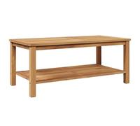 Vidaxl Table Basse Marron 110 X 55 X 45 Cm Bois De Teck Massif
