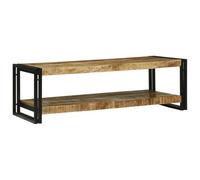 vidaXL Table Basse Marron 120 x 50 x 38 cm Bois de Mangue Massif | Fait pour durer avec un cadre solide, Un look qui se marie avec tout,