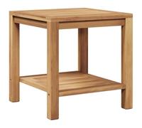 Vidaxl Table Basse Marron 45 X 45 X 45 Cm Bois De Teck Massif