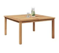vidaXL Table Basse Marron 85 x 85 x 45 cm Bois de Teck Massif, Table Basse en Teck Moderne pour Jardin et terrasse, mobilier d'extérieur au Design Contemporain
