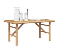 vidaXL Table Basse Marron 90 x 50 x 43 cm Bambou, Table Basse Moderne, résistante, pièce maîtresse du Salon, Surface Pratique, Accent Minimaliste