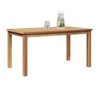 vidaXL Table basse – 90 x 50 x 45,5 cm – Teck massif – Marron – Extérieur
