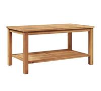 Vidaxl Table Basse Marron 90 X 50 X 45 Cm Bois De Teck Massif