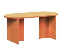 vidaXL Table basse brun cire 80 x 39,5 x 35 cm Pin massif