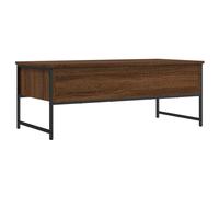 vidaXL Table basse marron imitation chêne 101x49x39,5 cm Bois composite