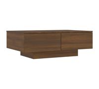vidaXL Table basse marron imitation chêne 90x60x31 cm Bois composite