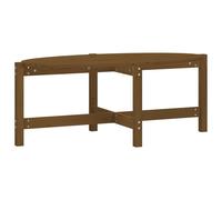 Vidaxl Table Basse Marron Miel 118x63x45 Cm Bois Massif De Pin Marron