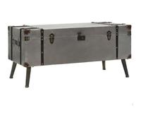 vidaXL Table basse MDF et aluminium 102 x 51 x 47,5 cm