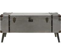vidaXL Table basse MDF et aluminium 102x51x47,5 cm
