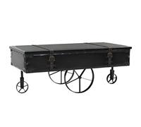 vidaXL Table basse MDF et bois de sapin 110 x 55 x 43 cm