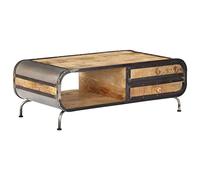 vidaXL Table basse 247804 Bois de manguier massif 100x50x35 cm