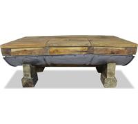 vidaXL Table basse mixte en vieux bois 90x50x35 cm