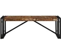 vidaXL Table basse multicolore 100x50x35 cm Vieux bois massif