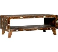 vidaXL Table basse multicolore 90 x 50 x 35 cm bois massif recyclé