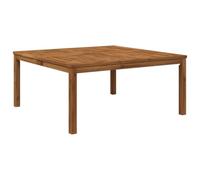 vidaXL Table Basse Naturel 100 x 100,5 x 45 cm Bois d'Acacia Massif