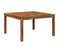 vidaXL Table Basse Naturel 80 x 80,5 x 45 cm Bois d'Acacia Massif