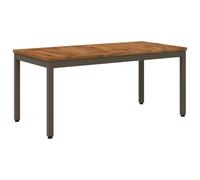 vidaXL Table Basse Naturel et café 50 x 100,5 x 45 cm