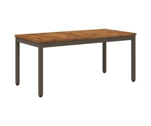 vidaXL Table Basse Naturel et café 50 x 100,5 x 45 cm