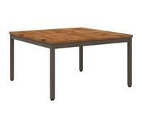 vidaXL Table Basse Naturel et café 80 x 80,5 x 45 cm