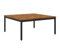 vidaXL Table Basse Naturel et Noir 100 x 100,5 x 45 cm