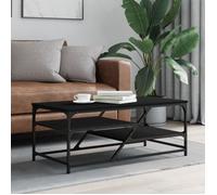 Table basse noir 100x49x40 cm bois d'ingénierie 835344