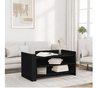 vidaXL Table basse bois composite 100x50x50 cm Noire