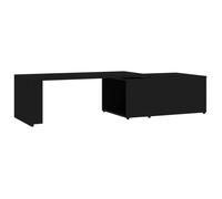 vidaXL Table basse Noir 150x50x35 cm Aggloméré