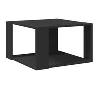 vidaXL Table basse d'appoint Bois d'ingénierie Noir 51,5x51,5x30 cm