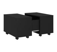 Vidaxl Table Basse Noir 60x60x38 Cm Aggloméré