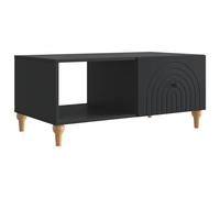 vidaXL Table basse Noir 90 x 50 x 40 cm Bois d'ingénierie