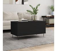 Vidaxl Table Basse Noir 90x44,5x45 Cm Bois D'ingénierie Multicolore