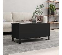 Vidaxl Table Basse Noir 90x44,5x45 Cm Bois D'ingénierie Multicolore
