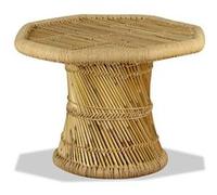 Table Basse Octogonale Bambou 60 X 60 X 45 Cm Marron