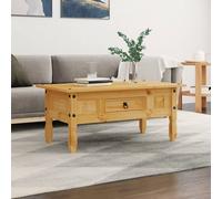 Vidaxl Table Basse Pin Mexicain Gamme Corona 100 X 60 X 45 Cm
