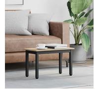 vidaXL Table Basse Sonoma 60 x 30 x 36 cm Bois d'ingénierie, Table de Salon, café Moderne avec Cadre en métal, Accent Minimaliste, Chic rectangulaire pour déco