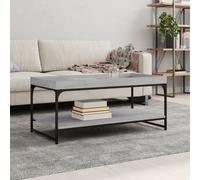 Vidaxl Table Basse Sonoma Gris 100x49x45 Cm Bois D'ingénierie Gris